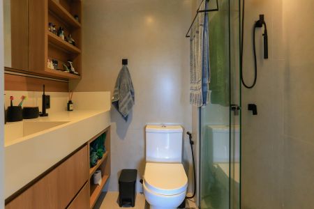 Apartamento à venda com 46m², 2 quartos e 1 vaga Apartamento à venda com 46m², 2 quartos e 1 vagaBanheiro