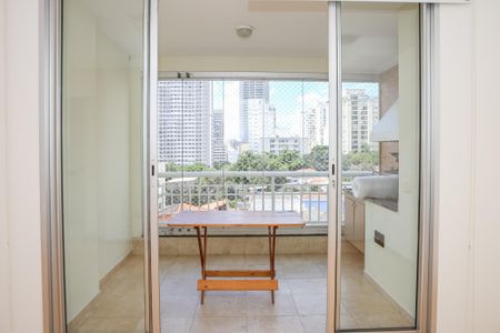 Apartamento para alugar com 80m², 2 quartos e 2 vagasVista da Sala