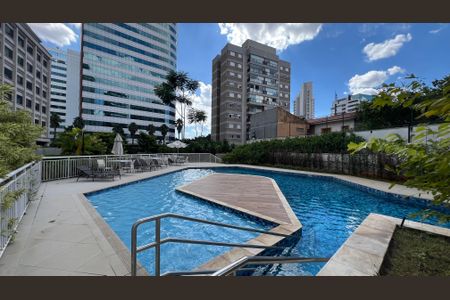 Studio à venda com 35m², 1 quarto e 1 vagaPiscina