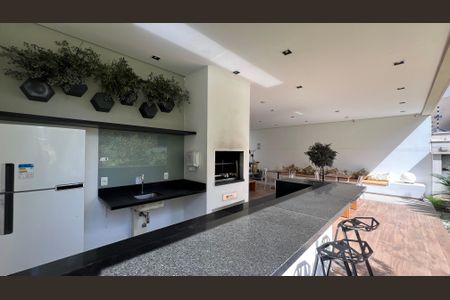 Studio à venda com 35m², 1 quarto e 1 vagaChurrasqueira