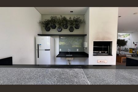 Studio à venda com 35m², 1 quarto e 1 vagaChurrasqueira
