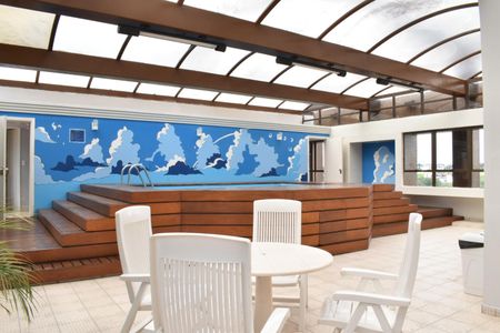 Studio para alugar com 36m², 1 quarto e 1 vaga Studio para alugar com 36m², 1 quarto e 1 vagaÁrea comum - Piscina