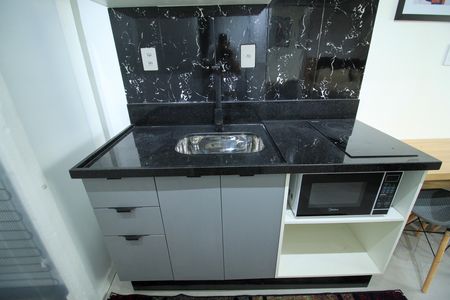 Studio para alugar com 25m², 1 quarto e sem vagaCozinha