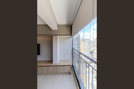 Studio para alugar com 28m², 1 quarto e sem vagaVaranda