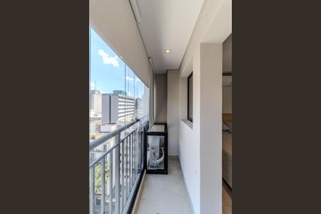 Studio para alugar com 28m², 1 quarto e sem vagaVaranda