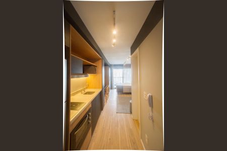 Studio à venda com 33m², 1 quarto e sem vagaCozinha