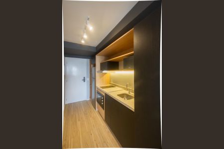 Studio à venda com 33m², 1 quarto e sem vagaCozinha