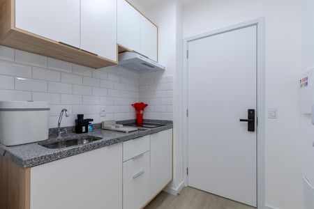 Studio para alugar com 25m², 1 quarto e sem vagaCozinha