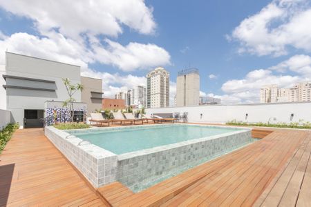 Studio para alugar com 25m², 1 quarto e sem vagaPiscina