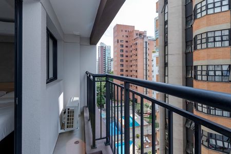 Studio para alugar com 25m², 1 quarto e sem vagaVaranda