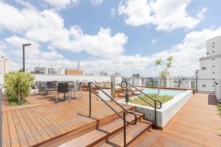 Studio para alugar com 25m², 1 quarto e sem vagaPiscina