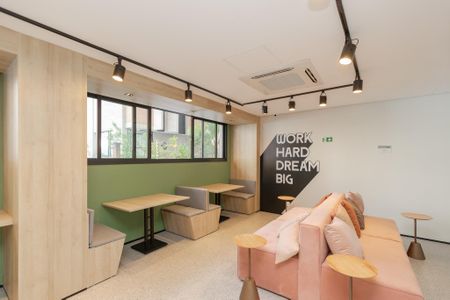 Studio para alugar com 25m², 1 quarto e sem vagaCoworking