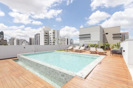 Studio para alugar com 25m², 1 quarto e sem vagaPiscina
