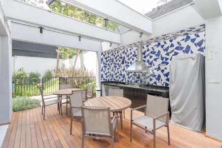 Studio para alugar com 25m², 1 quarto e sem vagaChurrasqueira
