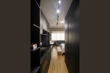 Studio à venda com 26m², 1 quarto e sem vaga Studio à venda com 26m², 1 quarto e sem vagaCozinha
