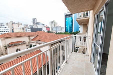 Studio para alugar com 34m², 1 quarto e sem vagaVaranda