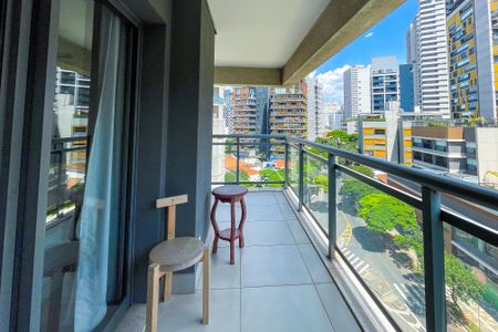 Studio para alugar com 46m², 1 quarto e 1 vagaVaranda