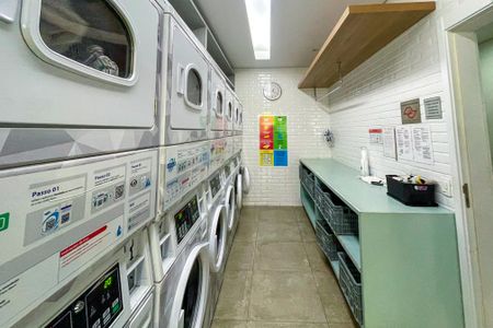Studio para alugar com 46m², 1 quarto e 1 vagaLavanderia