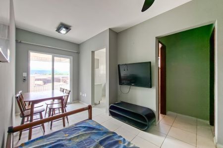 Sala de apartamento para alugar com 1 quarto, 69m² em Nova Mirim, Praia Grande