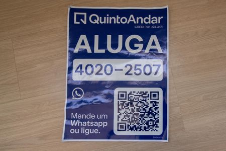 Apartamento para alugar com 42m², 2 quartos e 1 vagaPlaquinha (Adesivo) - ZWGK-678