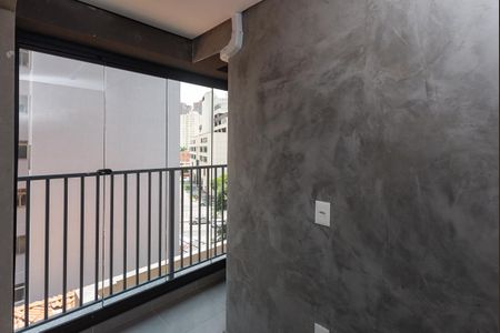 Studio para alugar com 28m², 1 quarto e sem vagaVaranda