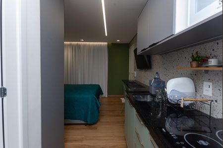 Studio para alugar com 28m², 1 quarto e sem vagaCozinha