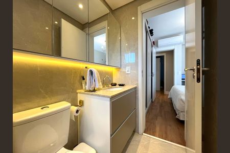 Apartamento à venda com 80m², 2 quartos e 1 vagaBanheiro da Suíte