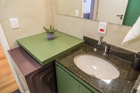 Apartamento à venda com 34m², 2 quartos e 1 vaga Apartamento à venda com 34m², 2 quartos e 1 vagaBanheiro - Pia