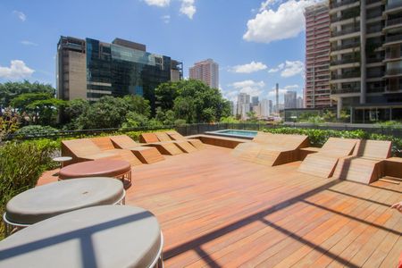 Studio à venda com 76m², 1 quarto e 2 vagasÁrea comum