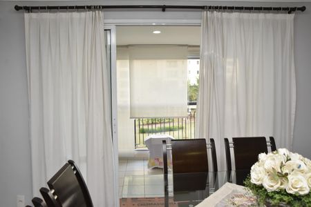 Sala de Jantar vista da varanda de apartamento para alugar com 3 quartos, 131m² em Jardim Ermida I, Jundiaí