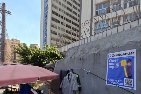 Apartamento para alugar com 25m², 1 quarto e sem vagaPlaquinha Quintoandar Instalada