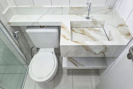 Apartamento para alugar com 82m², 3 quartos e 2 vagasBanheiro da Suíte