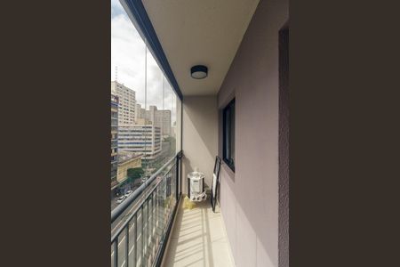 Studio para alugar com 29m², 1 quarto e sem vagaVaranda