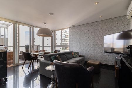 Sala de apartamento à venda com 2 quartos, 102m² em Vila Olímpia, São Paulo