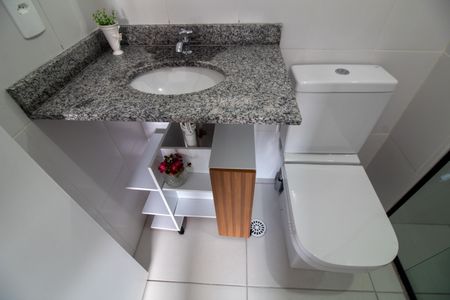 Apartamento para alugar com 27m², 1 quarto e sem vagaBanheiro da Suíte