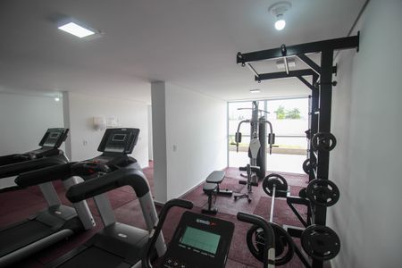 Apartamento para alugar com 63m², 1 quarto e 2 vagas Apartamento para alugar com 63m², 1 quarto e 2 vagasÁrea comum - Academia