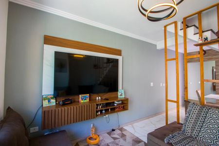 Sala de casa à venda com 2 quartos, 110m² em Jardim, Santo André