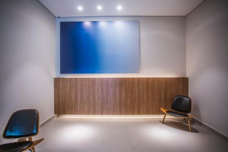 Apartamento à venda com 37m², 1 quarto e 1 vaga Apartamento à venda com 37m², 1 quarto e 1 vagaHall social