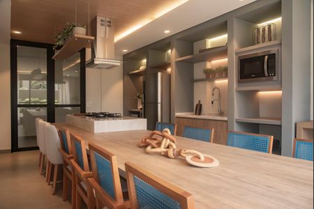 Apartamento à venda com 55m², 1 quarto e 1 vagaÁrea comum - Espaço gourmet