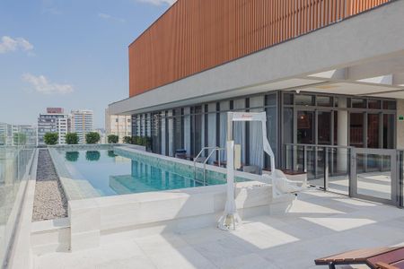 Studio para alugar com 24m², 1 quarto e sem vagaPiscina
