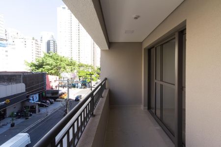 Studio à venda com 28m², 1 quarto e sem vagaVaranda