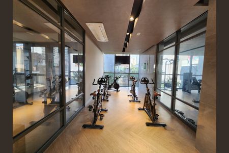 Studio à venda com 28m², 1 quarto e sem vaga Studio à venda com 28m², 1 quarto e sem vagaÁrea comum - Academia