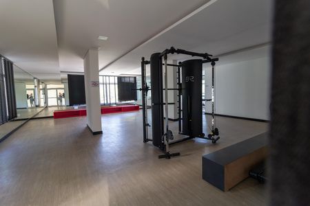 Apartamento para alugar com 42m², 1 quarto e 1 vaga Apartamento para alugar com 42m², 1 quarto e 1 vagaÁrea comum - Academia