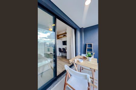 Studio para alugar com 22m², 1 quarto e sem vagaVaranda