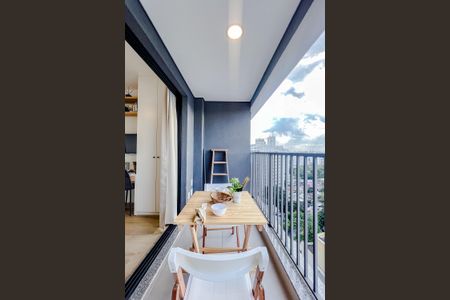 Studio para alugar com 22m², 1 quarto e sem vagaVaranda