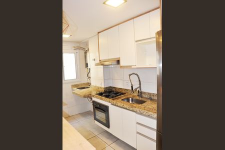 Apartamento para alugar com 44m², 2 quartos e 1 vagaDetalhe - Cozinha Americana