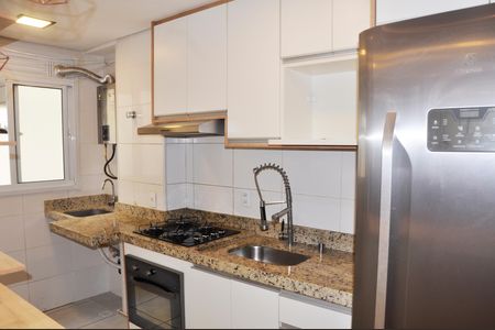 Apartamento para alugar com 44m², 2 quartos e 1 vagaDetalhe - Cozinha Americana