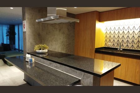 Studio à venda com 31m², 1 quarto e sem vagaSalão de festas - copa