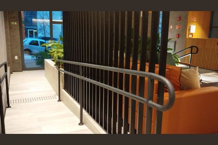 Studio à venda com 31m², 1 quarto e sem vagaHall social - Acessibilidade