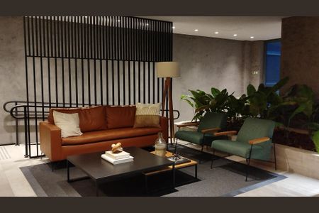 Studio à venda com 31m², 1 quarto e sem vagaHall social